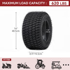 Uforic Set of 2 16x6.50-8 Turf Lawn Mower Tires, Heavy Duty 4 Ply Tubeless Replacement Tires, 620 LBS Max Load Capacity for Riding Lawn Tractors