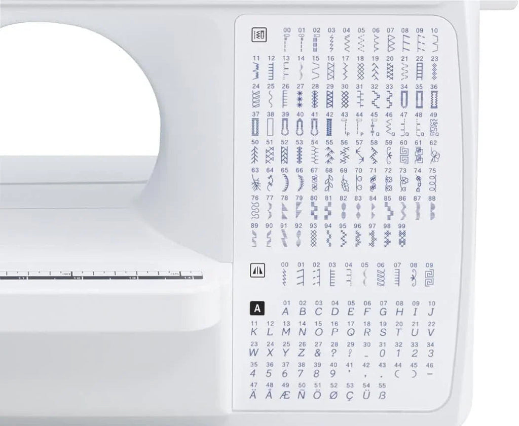 Brother Computerized Sewing And Quilting Machine, 165 Built-In Stitches, LCD Display, White, 20x12x17 - XR9550