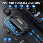 AVAPOW 3000A Car Jump Starter, 23800mAh Portable Battery Booster for 12V Vehicles, Jump Box for Up to 8.0L Gas and 8.0L Diesel Engines, with Smart