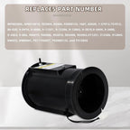 903404 621787 HVAC Furnace Draft Inducer Blower Motor Replacement Parts for Nordyne M1MB-070A-BW, Nortek, Intertherm Furnace.