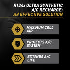 A/C Pro Ultra Synthetic R-134a Refrigerant Kit - 16 OZ