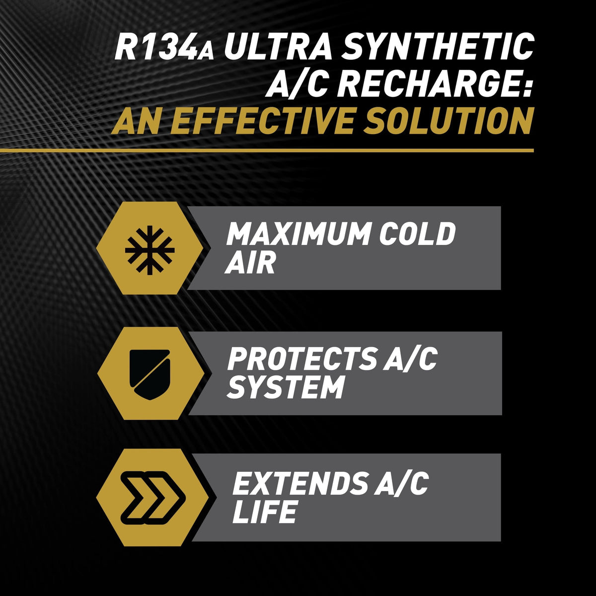 A/C Pro Ultra Synthetic R-134a Refrigerant Kit - 16 OZ