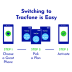 Tracfone Samsung Galaxy A16, 128GB, 5G, Black - Prepaid Smartphone [Locked to Tracfone]