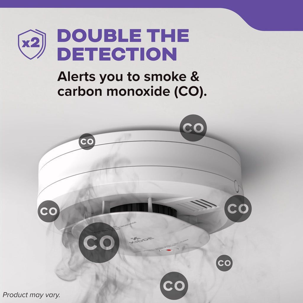Kidde Smoke & Carbon Monoxide Detector, 10-Year Battery, 30CUD10, 1 Pack