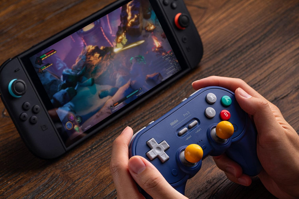 8Bitdo Pro 3 Bluetooth Controller for Switch1/2, PC & Android, Purple
