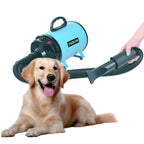 Dog Dryer for Pet Grooming, Pet Hair Dryer with Heater, Blue