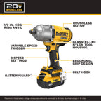 DEWALT 20V MAX Cordless Impact Wrench (DCF900P1)