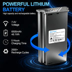 Artman 2-Pack Rechargeable New Reveal Lithium Battery Pack for Trail Camera