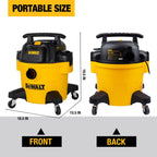DEWALT Shop Vacuum 6 Gal 4 HP Poly Wet/Dry Vacuum with Blower DXV06P
