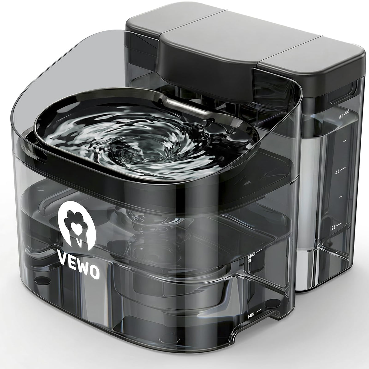 11L/372oz Large Dog Water Fountain, Automatic Dog Water Bowl Dispenser