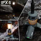 Telescopic Camping Lights with Stand, 40H Playtime, Magnetic Base