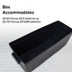 Camco Double Battery Box - Safely Store RV (& More) Batteries - USA Made