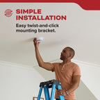 Kidde Smoke Detector, 10-Year Battery Powered, LED Status Lights, 85 dB Alarm, 20SD10, 1 Pack