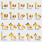 100 Pieces Router Bit Set Router Bits 1/4 Inch Shank