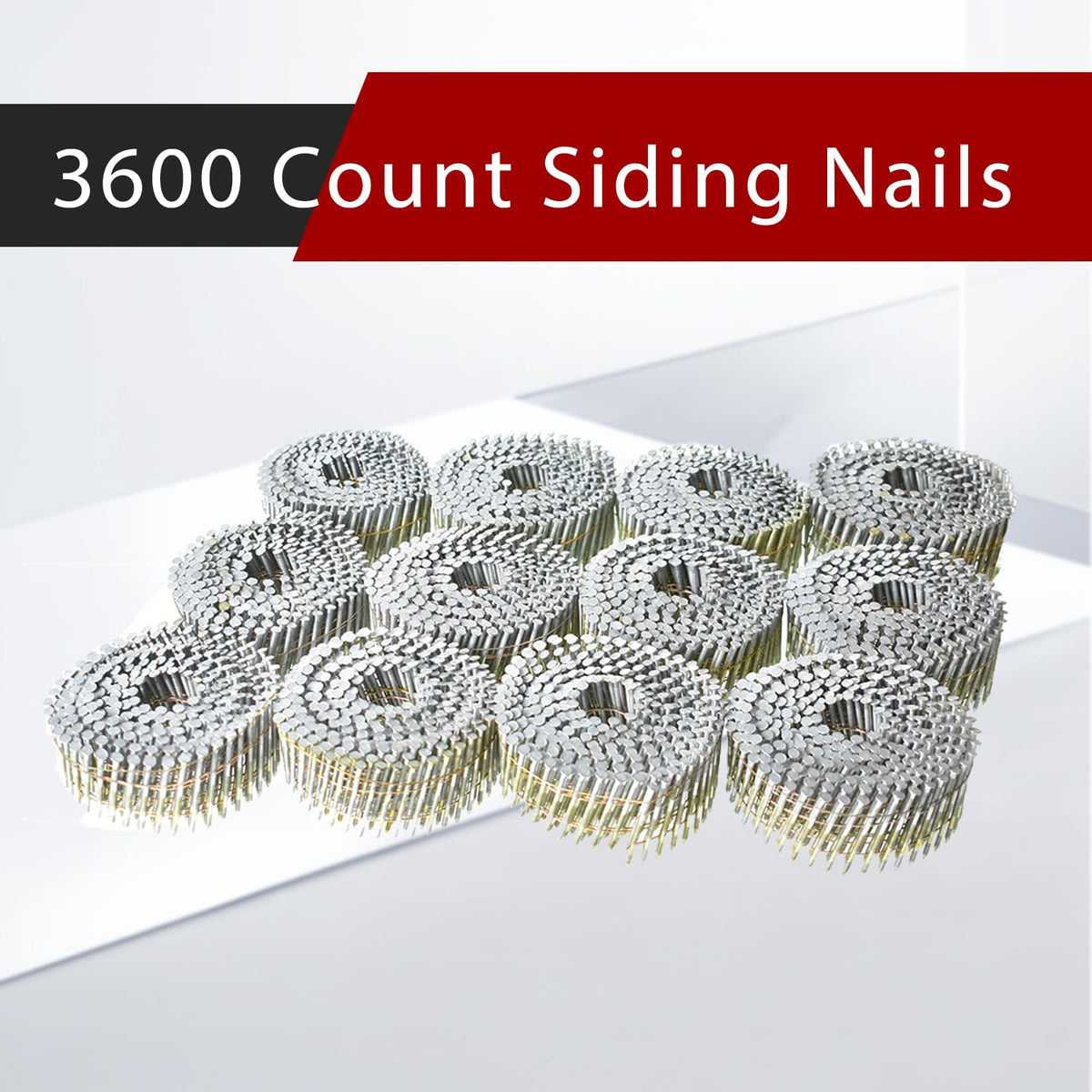 findmall 3600 Count Siding Nails 1-3/4" by .092 Inch Hot-Dipped Galvanized