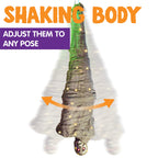 JOYIN 65" Halloween Decoration Cocoon Corpse, Animated Hanging Dead Body Prop Indoor Decor, Corpses Skeleton Outdoor Decor with Full Body Lights and