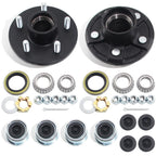 5x4.5 Trailer Hub Kits for 3500lb 1-1/16'' to 1-3/8'' Tapered Axle