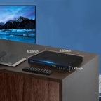 Blu Ray DVD Player, 1080P Home Theater Disc System, Play All DVDs and Region A 1 Blu-Rays, Support Max 128G USB Flash Drive + HDMI/AV/Coaxial Output