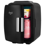 Cooluli Mini Fridge for Bedroom - Car, Office Desk & Dorm Room - Portable 4L/6 Can Electric Plug In Cooler & Warmer for Food, Drinks, Skincare Beauty