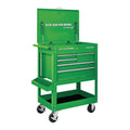 U.S. General 30 in. 5-Drawer Green Mechanics Cart - 64721