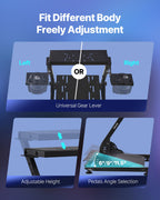 VEVOR Racing Wheel Stand, Adjustable & Foldable Simulator Stand for Logitech G29 G27 G920 G923, Thrustmaster T300RS T300GT T248 TS-PC TSXW Gaming