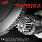 A-Premium Starter Motor, 12V 1.4KW 12 Teeth Clockwise