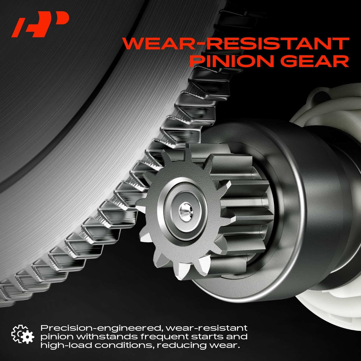 A-Premium Starter Motor, 12V 1.4KW 12 Teeth Clockwise