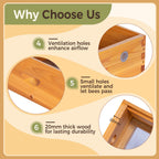 Honey Lake 10-Frame Beehive Quilt Box for Langstroth Hives