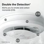 Kidde Smart Smoke & CO Detector with Ring, AA Battery, RGCUDR-RW