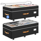 Budding Joy 80L 2 Pack Adjustable Under Bed Storage with Wheels