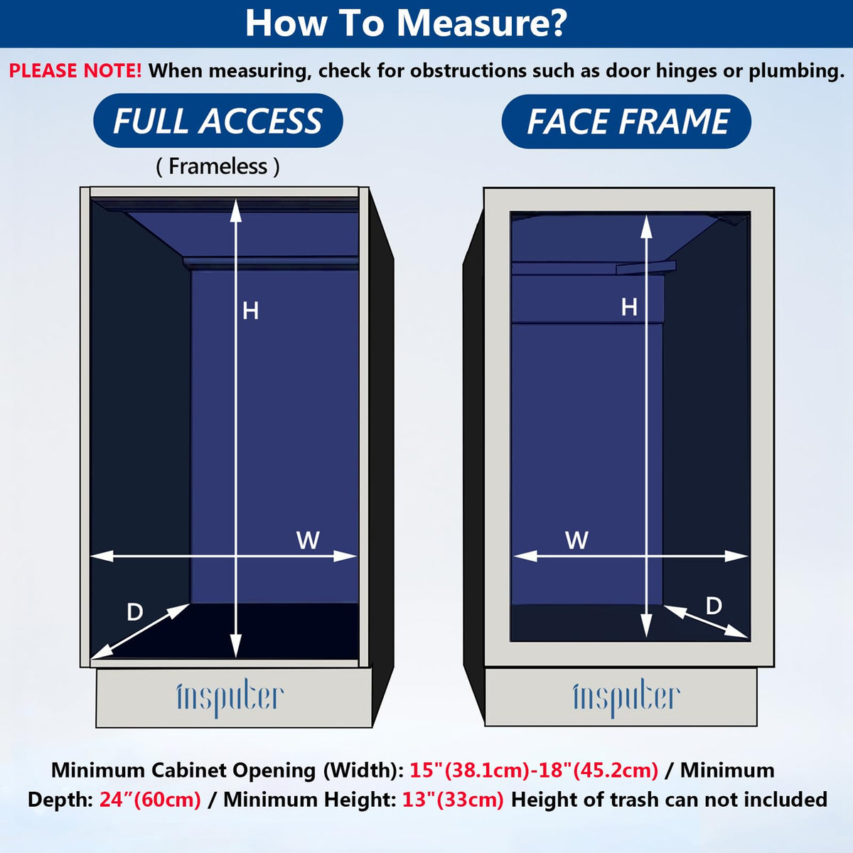 Dual Pull Out Trash Can Under Cabinet with Soft-Close Slides