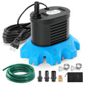 Pool Cover Pump, 850 GPH Pool Water Pump with 23 FT Drain Hose