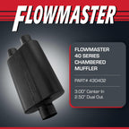 Flowmaster 40 Series Chambered Muffler – 3.00" Center In / 2.50" Dual Out
