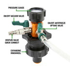 OEMTOOLS Coolant Vacuum Refill Kit, Coolant Pressure Tester Kit, 5 Adapter