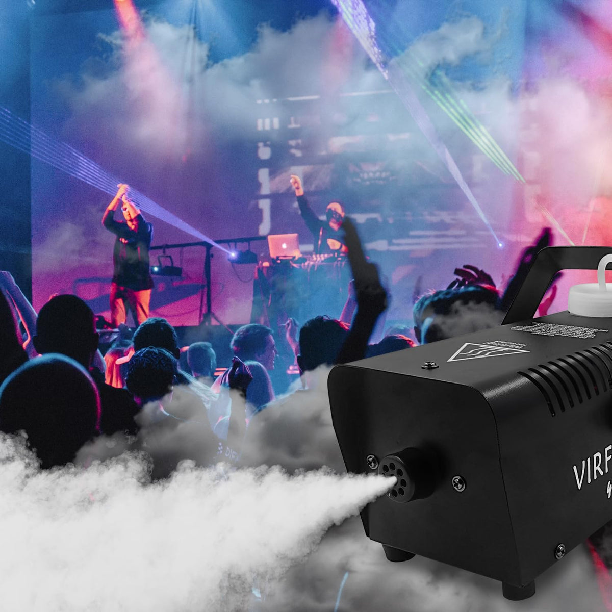 Fog Machine, Smoke Machine with Remote Control for Halloween, Party