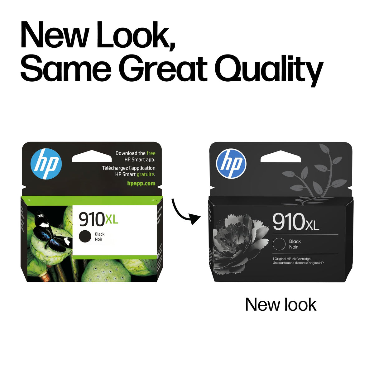 HP 910XL Black High-Yield Ink Cartridge | Works with OfficeJet 8010, 8020 Series, OfficeJet Pro 8020, 8030 Series | Eligible for Instant Ink | 3YL65AN