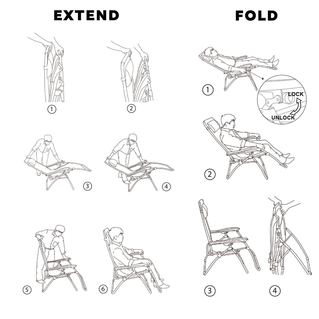 Oversized Zero Gravity Chair, 400-lb Capacity Recliner
