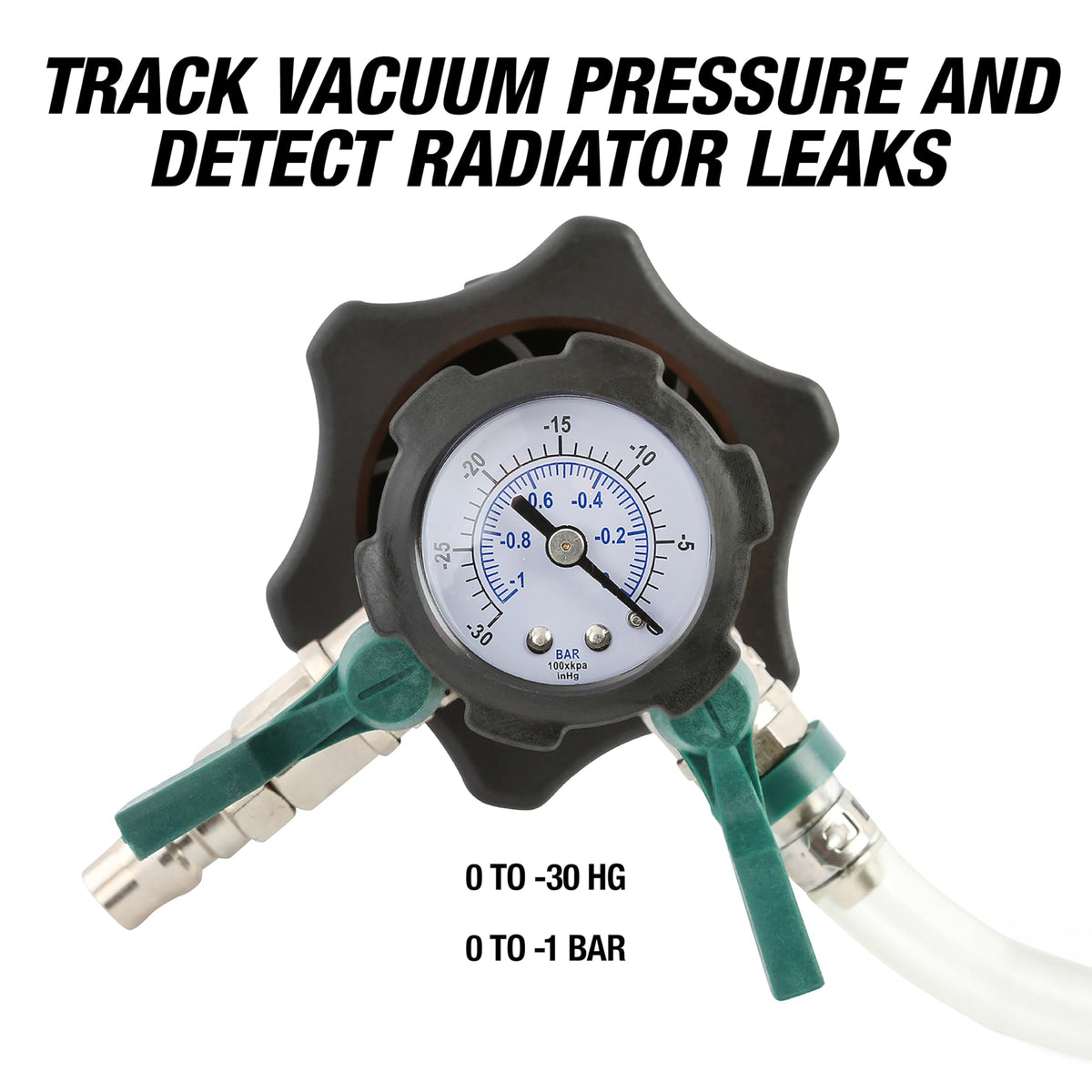 OEMTOOLS Coolant Vacuum Refill Kit, Coolant Pressure Tester Kit, 5 Adapter