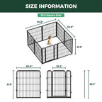 FXW Homeplus Indoor Dog Playpen, 32" H, 8 Panels, for Small & Medium Dogs