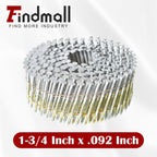 findmall 3600 Count Siding Nails 1-3/4" by .092 Inch Hot-Dipped Galvanized