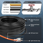 50FT（3FT-200FT） Pipe Heating Cable for Pipe Freeze Protection