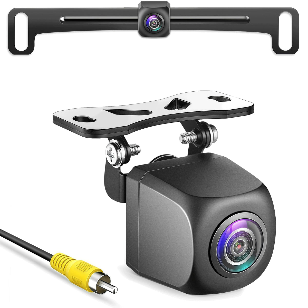 HD Backup Camera License Plate Rear View Camera for Car