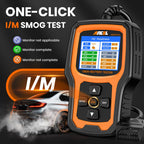 ANCEL AD410 PRO OBD2 Scanner and Battery Tester, 2-in-1 Car Diagnostic Tool, Check Engine Light, EVAP Test, Live Data, 12V Battery Analyzer with