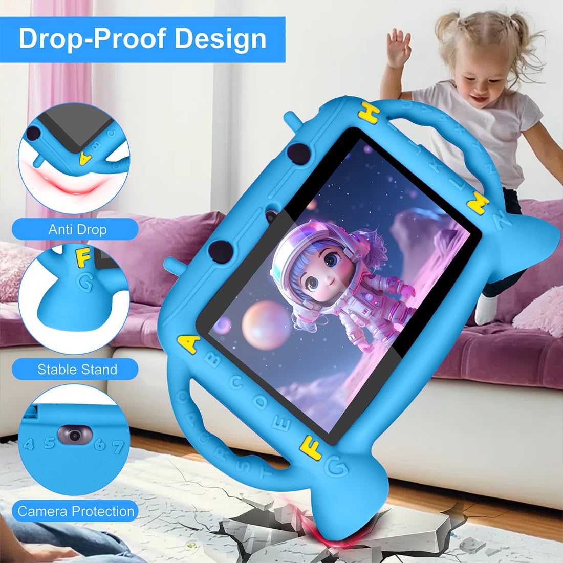 Kids Tablet 7 Inch Tablet for Kids Ages 3-10, Android 11 3GB RAM 32GB ROM