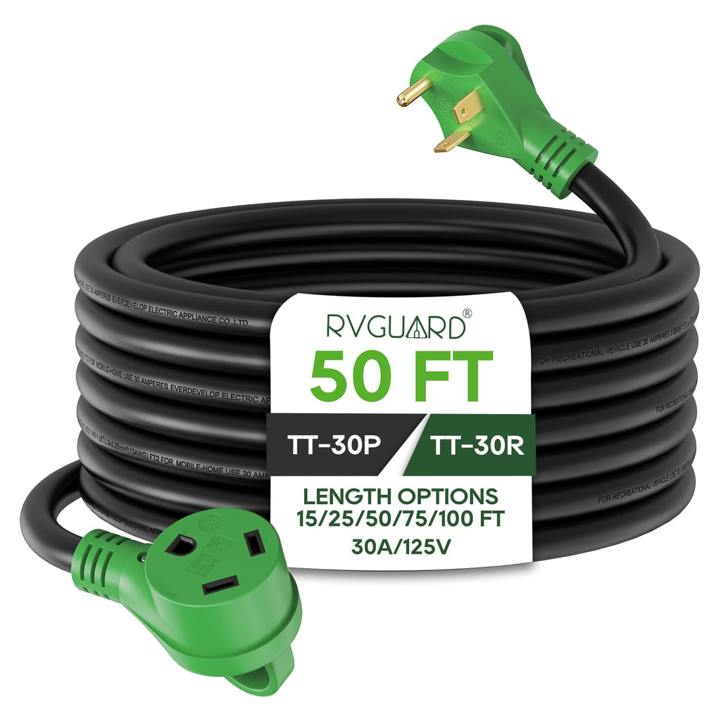 RVGUARD 30 Amp 50 Foot RV Extension Cord