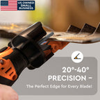 Sharp Pebble Cordless Lawn Mower Blade Sharpener – Lawnmower Sharpening Kit