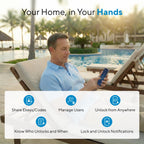 ULTRALOQ Bolt SE Wifi Smart Deadbolt Lock, Supports Matter, Remote Control