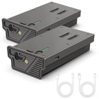 2-Pack 6000mAh Rechargeable Reveal Lipo Lithium Batteries Pack