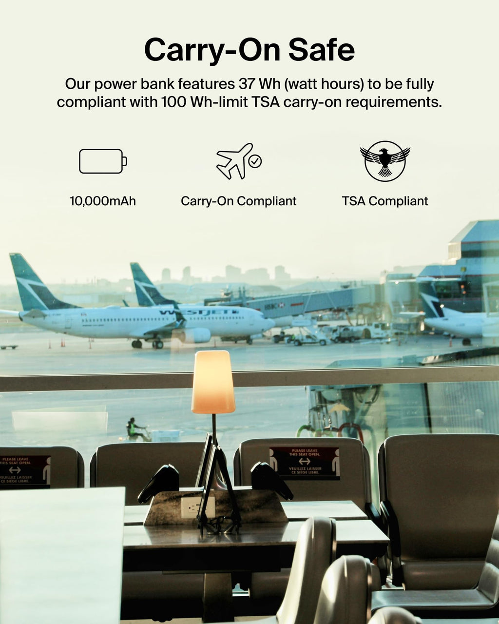 Belkin 10000mAh 23W Portable Power Bank w/ Integrated USB C and LTG Cables