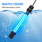 18W Aquarium UV Light for 100-1000 Gallon, UV Pond Water Clarifier for Koi Pond, Swimming Pool, Spa, Large Fish Tank, Cold Plunge UV Light for Pond